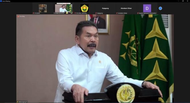 
					Ket foto: Jaksa Agung ST Burhanuddin memberikan sambutan, pada Rabu (30/11/2022).