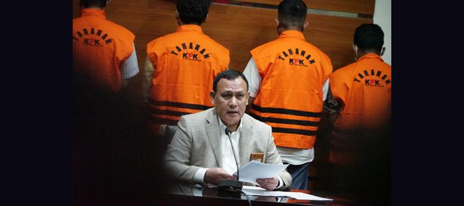 
					Ket foto: Ketua Komisi Pemberantasan Korupsi (KPK), Firli Bahuri,.