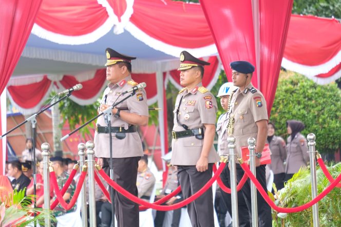 
					Polda Kepri Gelar Upacara Farewell And Welcome Parade Kapolda Kepri