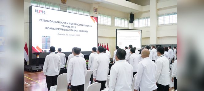 
					KPK Sampaikan 5 Program Prioritas Nasional Dalam Tanda Tangani Kontrak Kinerja 2023