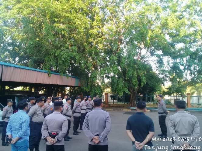 
					Apel Pengamanan Titik Kumpul Dalam Memperingati Hari Buruh