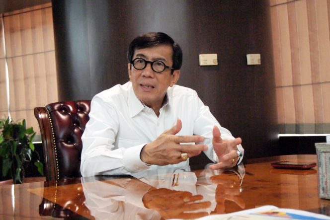 
					Menkumham Yasonna Laoly Bantah Anaknya Terlibat Monopoli Bisnis Di Lapas: Bohong Besar