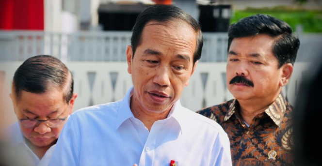 
					Ket foto: Presiden Joko Widodo menyampaikan keteranganya setelah meresmikan Sodetan Ciliwung, Jakarta, pada Senin, 31 Juli 2023. Foto: BPMI Setpres/Laily Rachev.