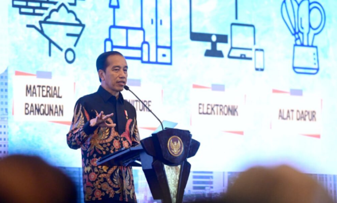 
					Ket foto: Presiden Joko Widodo secara resmi membuka Musyawarah Nasional (Munas) Persatuan Perusahaan Real Estate Indonesia (REI) XVII, yang digelar di Grand Ballroom Hotel Sheraton Gandaria City, Jakarta, pada Rabu, 9 Agustus 2023. Foto: BPMI Setpres/Muchlis Jr.