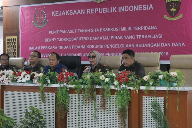 
					Koordinator JAM Pidsus Kejagung Titip Aset Hasil Sita Eksekusi Milik Terpidana BT di Kabupaten Lebak Seluas 1.610.695 M2
