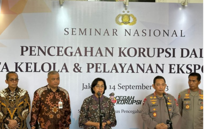 
					Kapolri Dan Menkeu Tekankan Pencegahan Korupsi Di Tata Kelola Ekspor-Impor