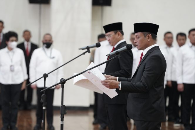 
					Ketua KPK Firli Bahuri Lantik Dua Pejabat Pimpinan Tinggi Pratama