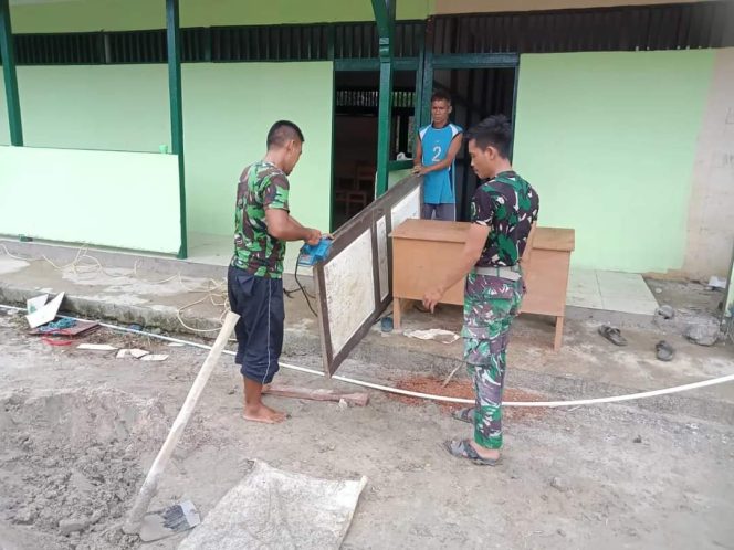 
					Rehab Asrama Singgah dan Sekolah di Perbatasan, Danrem 121/Abw: Sudah Mencapai 40%