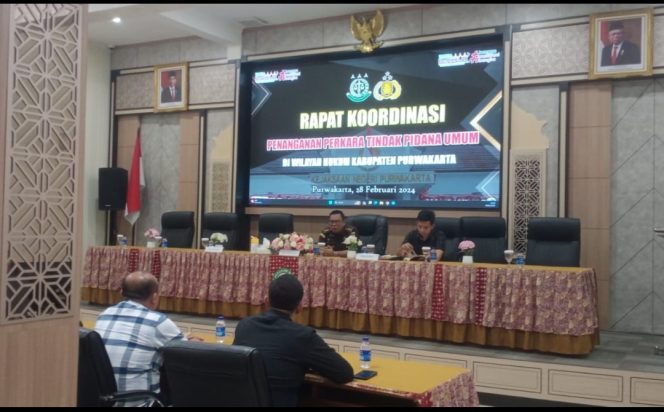 
					Tingkatkan Penanganan Tipidum, Kejari dan Polres Purwakarta Gelar Rakor Penanganan Perkara