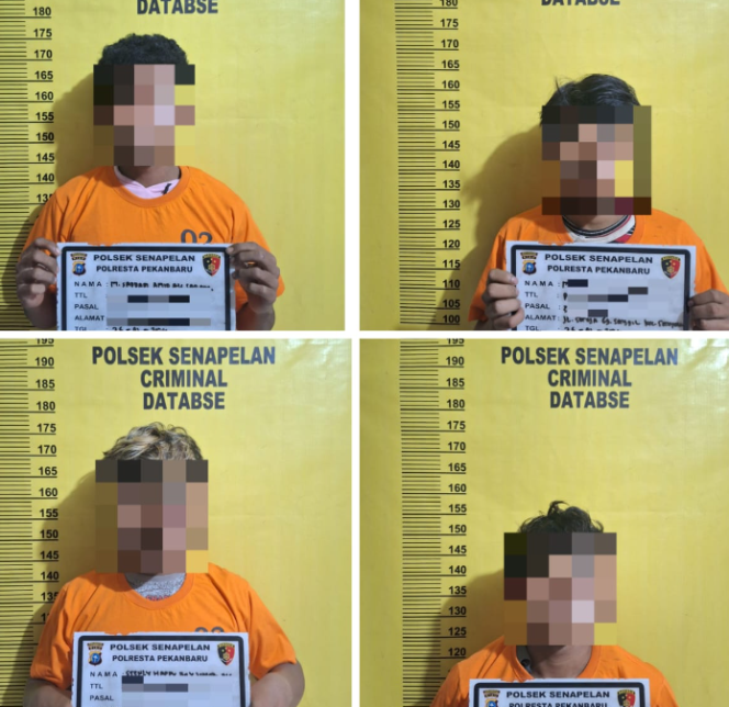
					Polsek Senapelan Berhasil Amankan 4 Orang Pelaku Pencurian Pagar Rumah