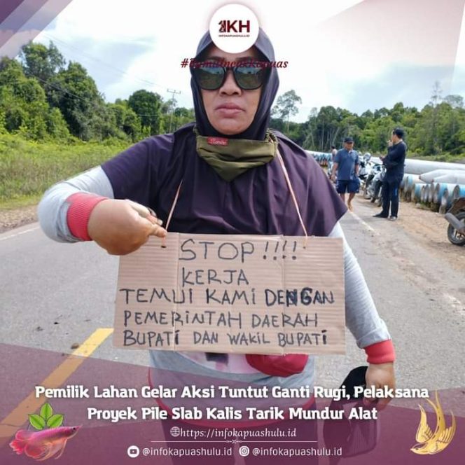 
					Masyarakat Tuntut Ganti Rugi Lahan yang Terdampak Pembangunan Proyek Pile Slip