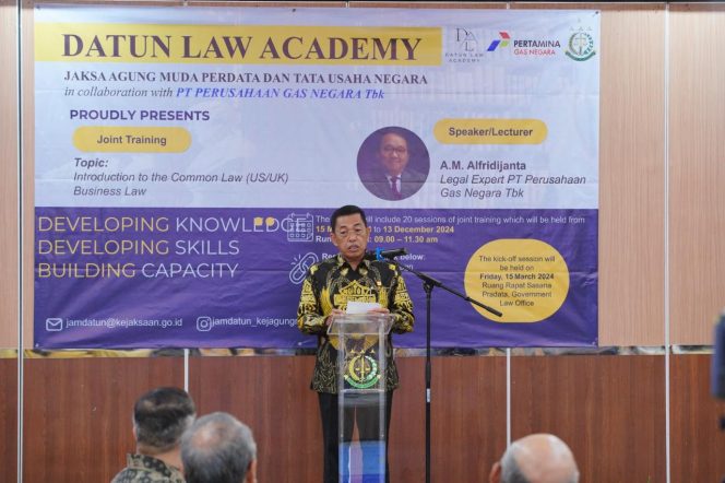 
					Wakil Jaksa Agung: Fungsi Pertimbangan Hukum oleh JAM DATUN Mendukung Upaya Pemerintah Sukseskan Pembangunan Nasional