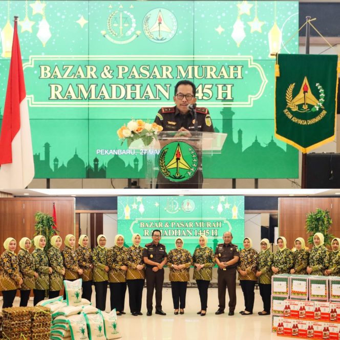 
					Kejati Riau Gelar Bazar Dan Pasar Murah Ramadhan 1445 H