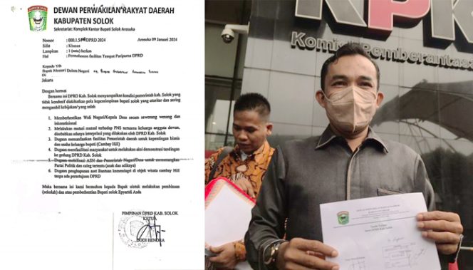 
					Ini Dia Penampakan Surat Ketua DPRD Kabupaten Solok Ke Kemendagri