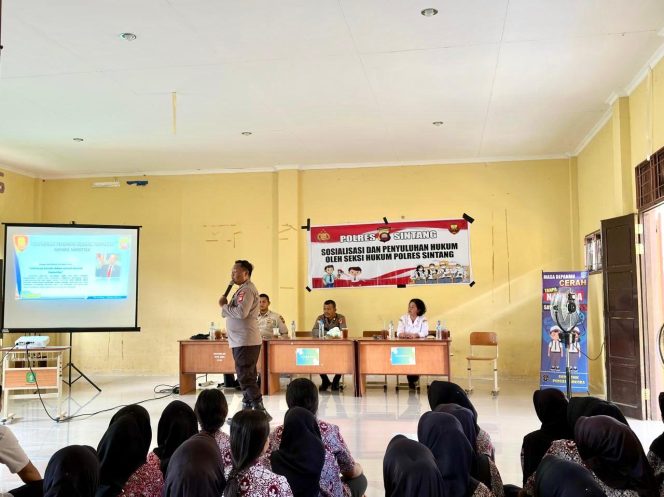 
					Sosialisasi Hukum Polres Sintang, Cegah Penyalahgunaan Narkoba di Kalangan Pelajar