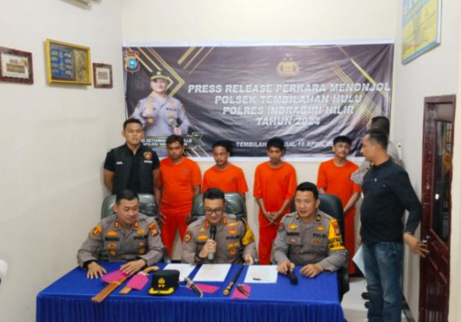 
					Empat Mantan Napi Diamankan Petugas Atas Dugaan Pembegalan Di Tembilahan Hulu