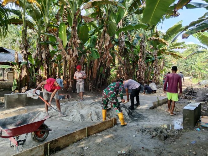 
					Sinergitas TNI-Polri, dan Masyarakat Nyata dalam Pelaksanaan TMMD ke-120 Kodim 1508/Tobelo