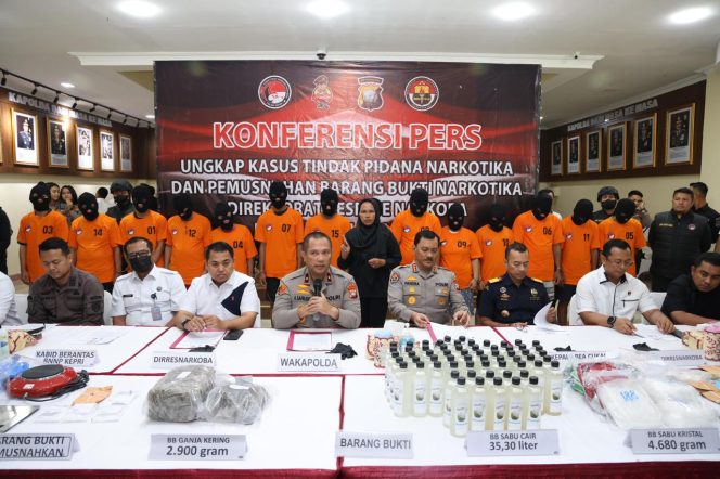 Keseriusan Polda Kepri Memberantas Penyalahgunaan Narkotika di Kepri