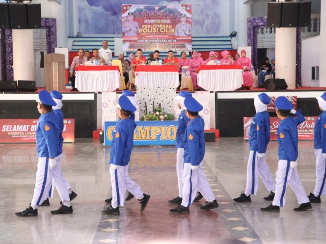 Hari Bhayangkara Ke-78, Polres Karimun Laksanakan Lomba Polisi Cilik