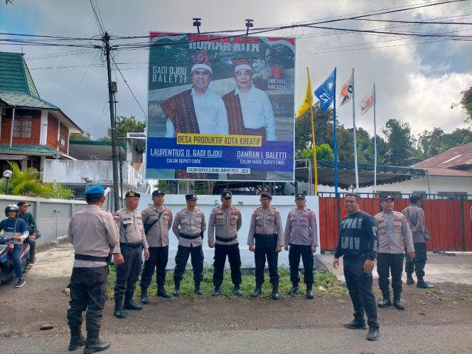 
					Masuk Tahap Pengumuman Pendaftaran Calon, Polres Ende Lakukan Patroli Cipta Kondisi