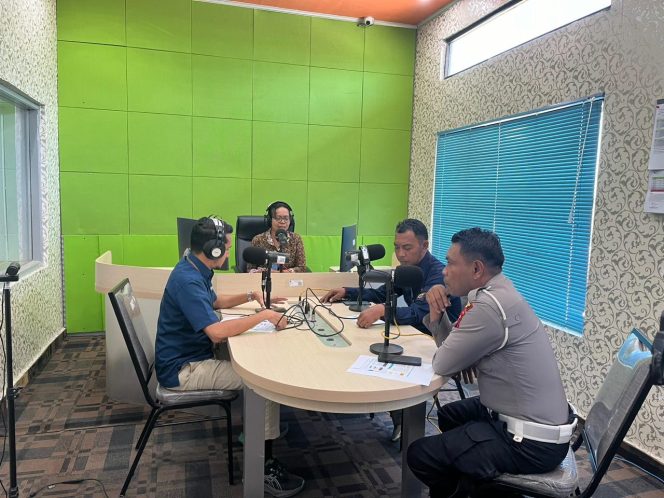 
					Polres Ende dan BPJS Kesehatan Sosialisasi Implementasi Perpol 2 dan Perpol 6 Tahun 2023 di Kantor RRI Ende
