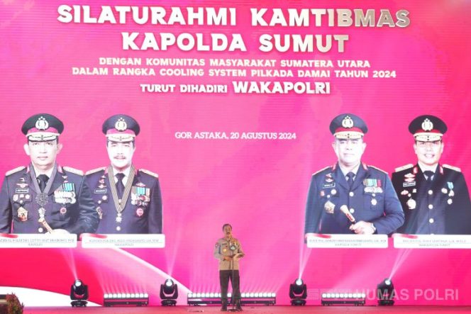 
					Wakapolri Ajak Masyarakat Sumatera Utara Jaga Kamtibmas Jelang Pilkada 2024