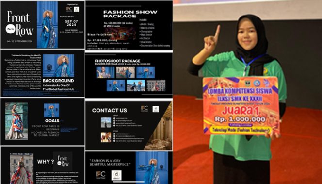
					Marsha, Anak Petani Dari Sungai Nanam Ini Wakili Indonesia di Fashion Show Front Row France