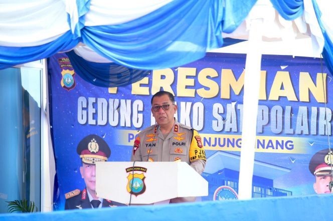 
					Kapolda Kepri Resmikan Mako Satpolairud Polresta Tanjung Pinang