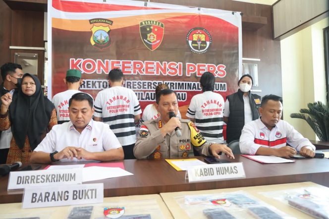 
					Polda Kepri Berhasil Ungkap Tindak Pidana Perlindungan Pekerja Migran Indonesia Non Prosedural