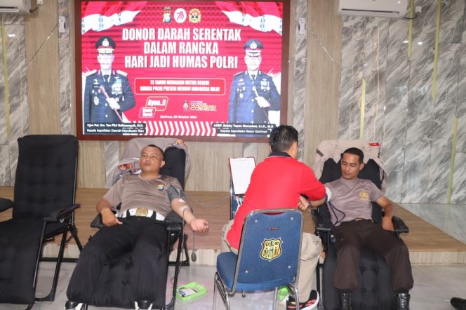 
					Sambut Hari Jadi Humas Polri ke-73, Polres Karimun Laksanakan Kegiatan Donor Darah