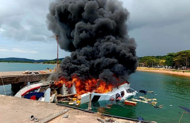 
					Puslabfor Usut Kebakaran Speedboat di Maluku Utara