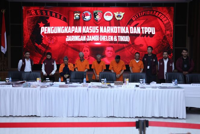 
					Bareskrim Polri ungkap Jaringan Narkoba Wilayah Jambi H dan DS