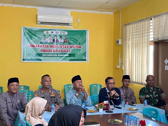 
					Pertemuan Lintas Sektoral TW 3 Bidang Kesehatan oleh Puskesmas Tanjung Balai Karimun