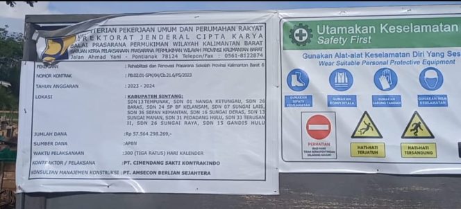 
					Proyek SDN 33 Terusan di Kabupaten  Sintang Kalbar Tak Tuntas, KPK Diminta Turun