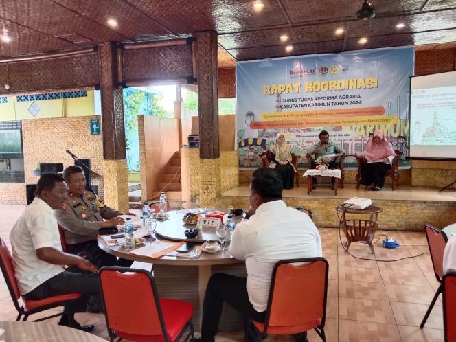 
					Rapat Koordinasi Gugus Tugas Reformasi Agraria (GTRA) Kabupaten Karimun Tahun 2024