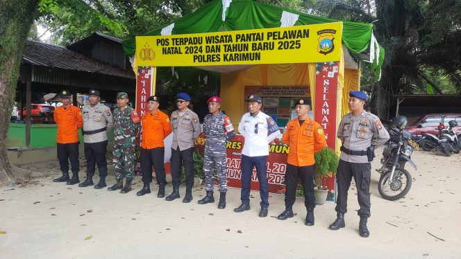 
					Operasi Lilin 2024, Polres Karimun Laksanakan Patroli Gabungan di Pantai Pelawan