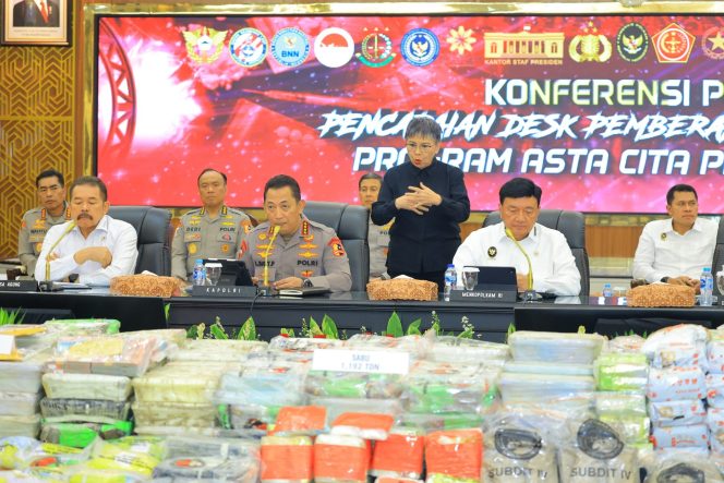 
					Polri Ungkap Barang Bukti Narkoba Senilai Rp 2,88 Triliun, Ini Jumlah Kasusnya