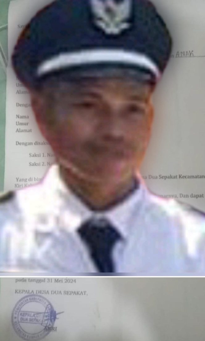 
					Oknum Kades Dua Sepakat Diduga Menyalahi Administrasi, Terkait Terbitkan Surat Keterangan Nikah