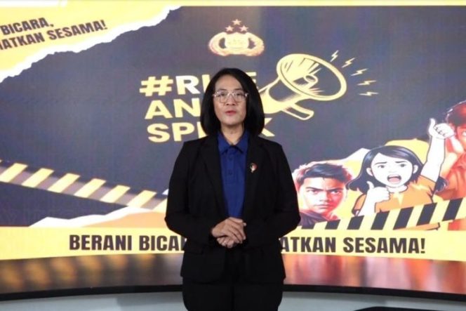 
					Ket photo: Direktur PPA-PPO Bareskrim Polri Brigjen Pol Nurul Azizah dalam keterangannya, Jumat (2/5/2025).