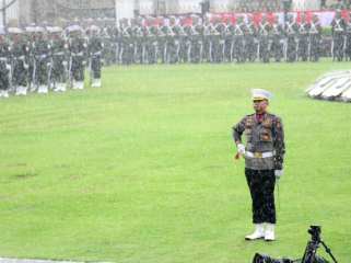 Ket foto: Pelaksanaan gladi kotor rangkaian peringatan Hari Ulang Tahun Ke-80 Kemerdekaan Republik Indonesia di Istana Merdeka, Jakarta, pada Selasa, 12 Agustus 2025. Foto: BPMI Setpres.