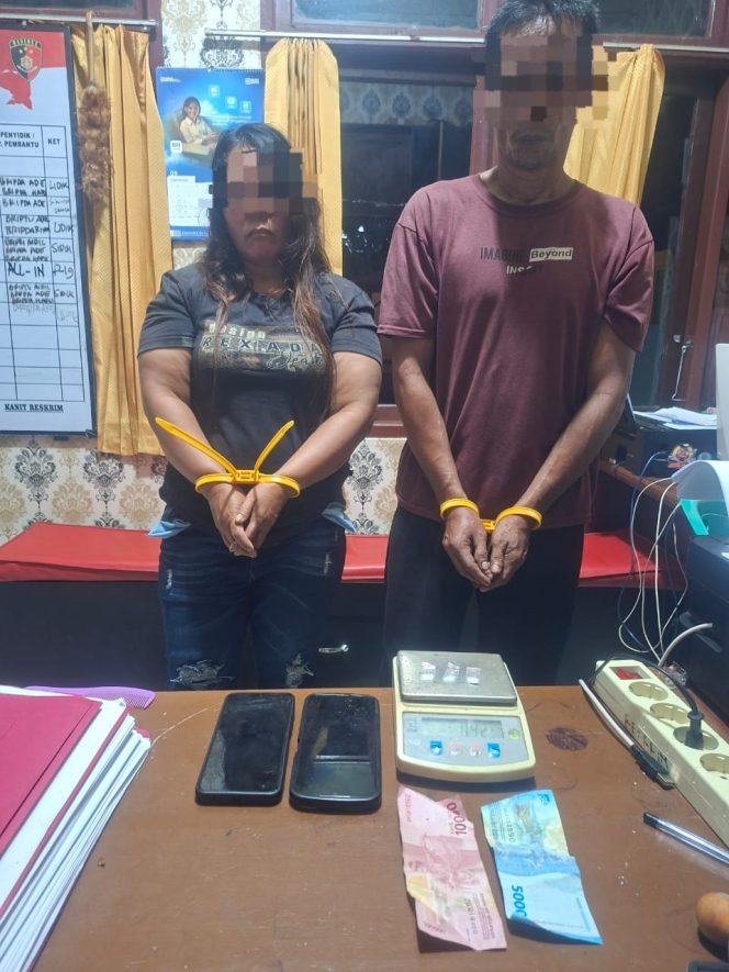 
					Polsek Singingi Hilir Ringkus Dua Pelaku Narkoba, Seorang Pemasok Masuk DPO