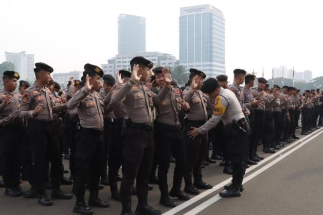1.743 Personel Gabungan Kawal Aksi Demo Hari ini