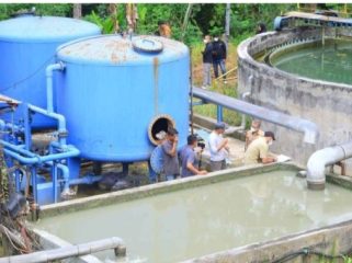 Foto: Instalasi Pengolahan Air Limbah (IPAL) PT. Assa Paper. 