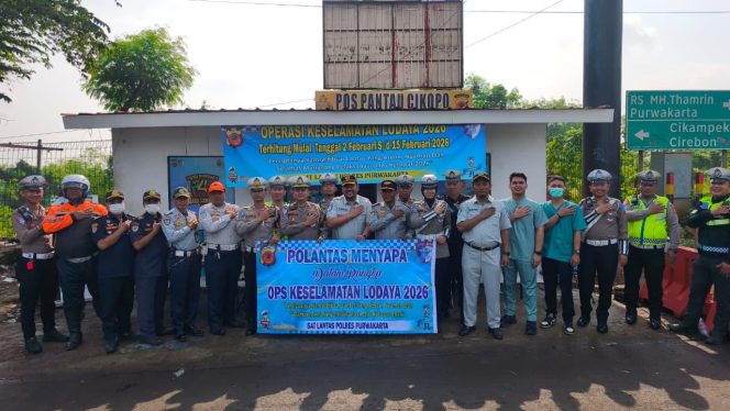 
					Satlantas Polres Purwakarta Gelar Ramp Check dan Tes Alkohol di Cikopo
