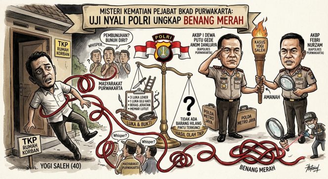 
					Misteri Kematian Pejabat Purwakarta, Uji Nyali Polri Ungkap Benang Merah
